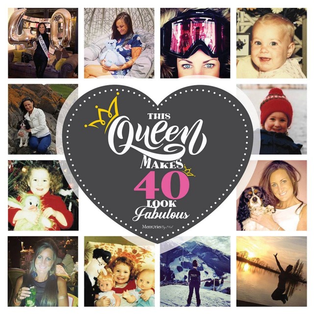 40 & Fabulous Photo Blanket