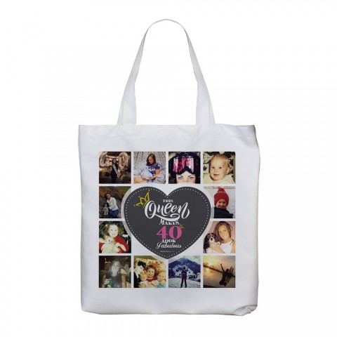 40 & Fabulous Photo Tote Bag