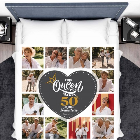 50 & Fabulous Photo Blanket