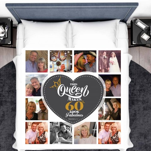 60 & Fabulous Photo Blanket