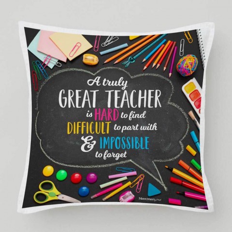 A Truly Great Teacher Photo Cushion