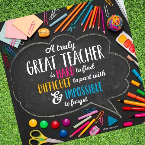 A Truly Great Teacher Photo Blanket