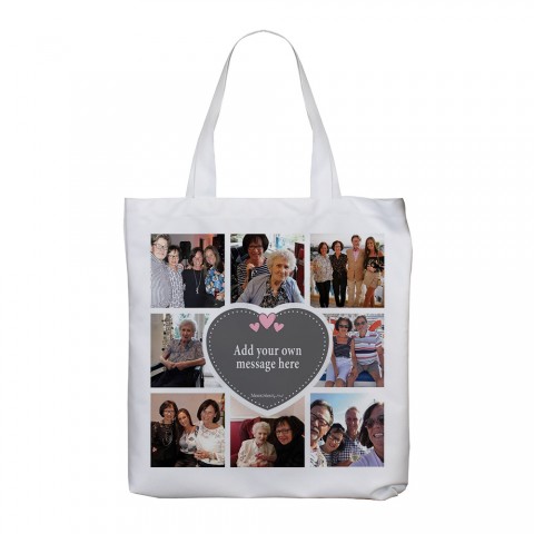 Add Your Own Message Tote Bag (8 Photos)