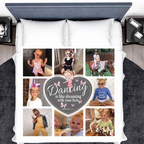 Ballerina Photo Blanket