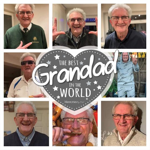 Best Grandad Photo Blanket