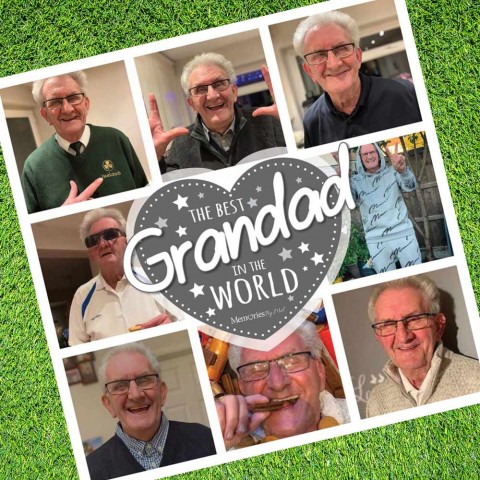 Best Grandad Photo Blanket