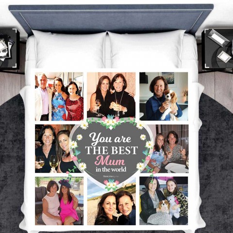 Best Mum In The World Photo Blanket