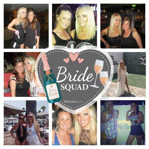 Bride Squad Photo Tote Bag