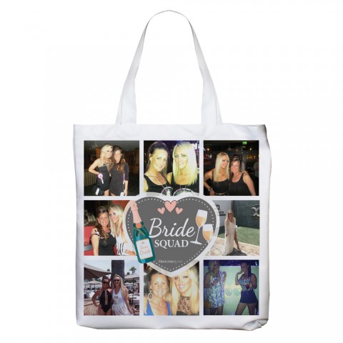 Bride Squad Photo Tote Bag