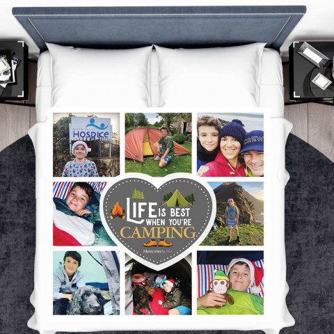 Camping Photo Blanket