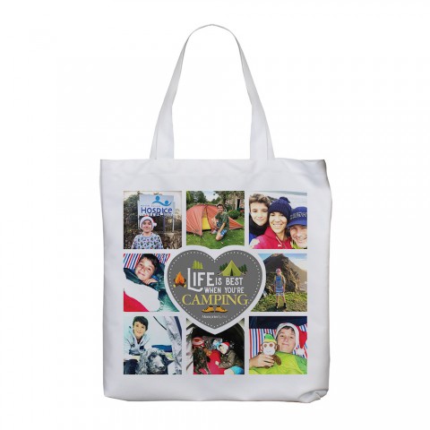 Camping Photo Tote Bag