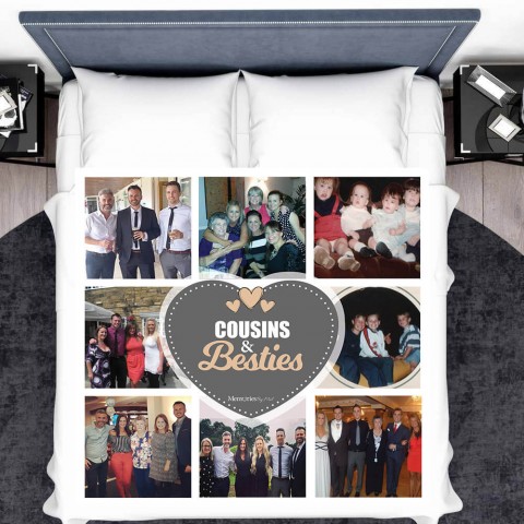 Cousins Bestie Photo Blanket