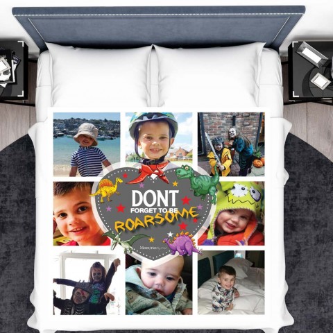 Dinosaur Photo Blanket 