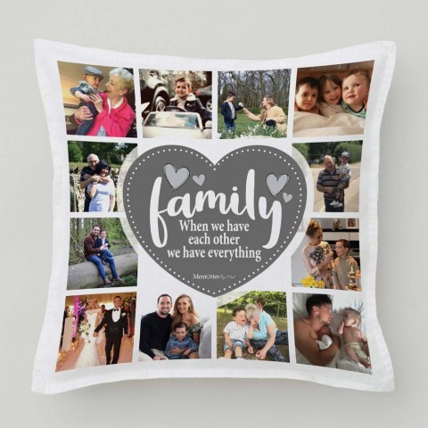 Family Photo Cushion (12 Photos)