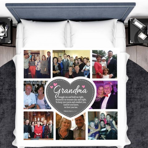 Grandma Photo Blanket 