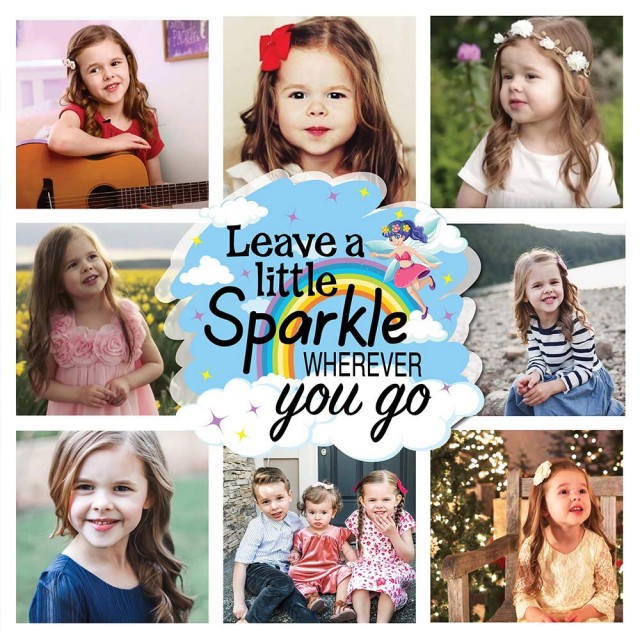 Leave A Little Sparkle Photo Blanket