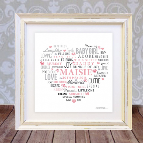 Love Heart Baby Frame