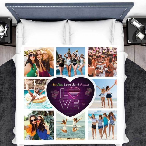 Love Island Photo Blanket