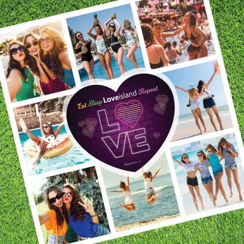 Love Island Photo Blanket