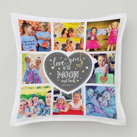 Love You To The Moon Photo Cushion