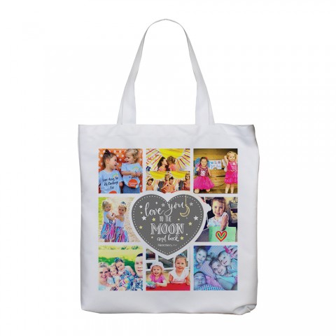 Love You To The Moon Photo Tote Bag