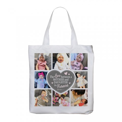 Mother & Daughter Photo Tote Bag