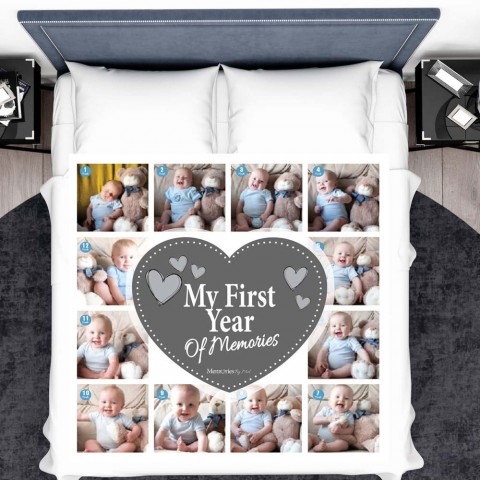 My First Year Photo Blanket 
