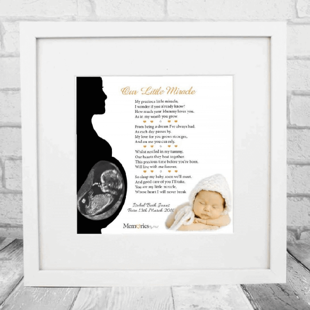 My Little Miracle Baby Scan & Photo Frame