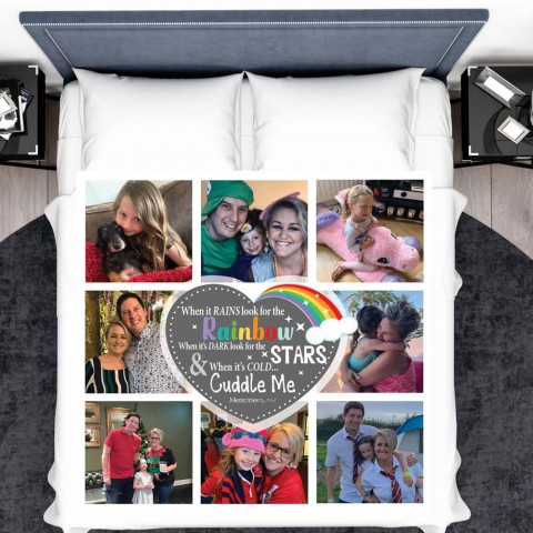 Rainbow Photo Blanket