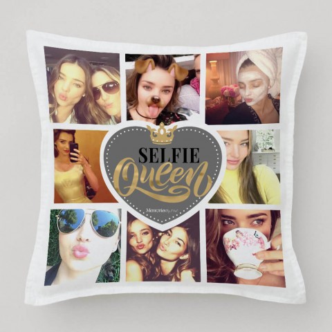 Selfie Queen Photo Cushion