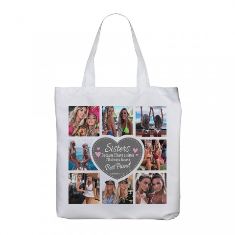 Sisters Photo Tote Bag