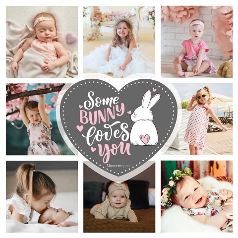 Some Bunny Loves You Photo Blanket