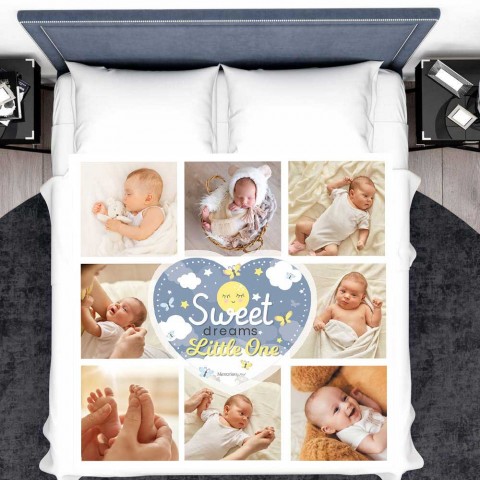 Sweet Dreams Little One Photo Blanket