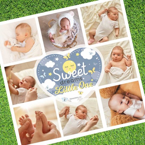 Sweet Dreams Little One Photo Blanket