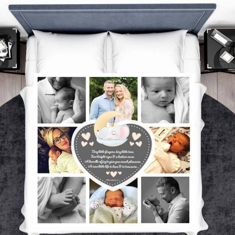 Tiny Feet & Tiny Toes Photo Blanket 