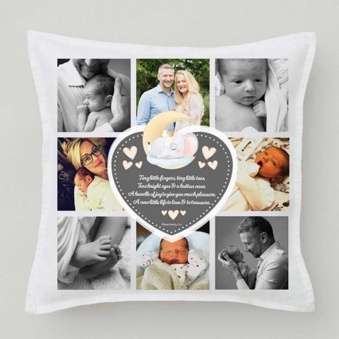 Tiny Feet & Tiny Toes Photo Cushion 