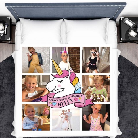 Unicorn Photo Blanket