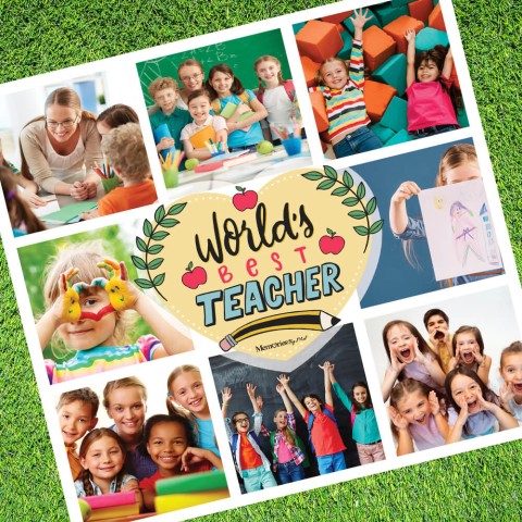 World's Best Teacher Photo Blanket