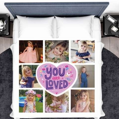 You Are Loved Photo Blanket