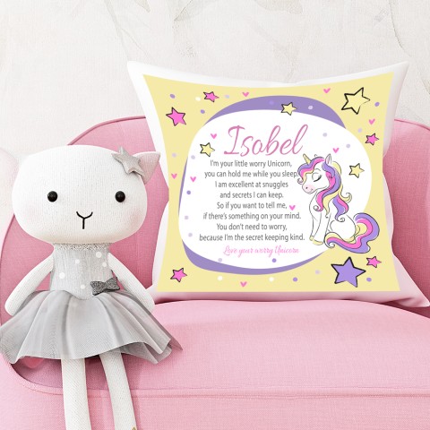 Worry Unicorn Cushion 